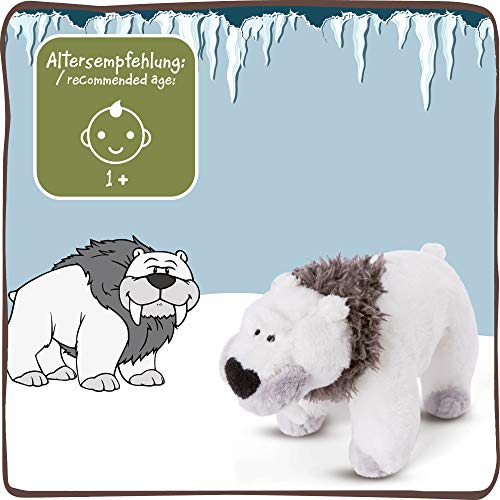 NICI- Peluche de pie Oso Polar Dientes de Sable Thorben 16cm, Color Blanco, 16 cm (46642)