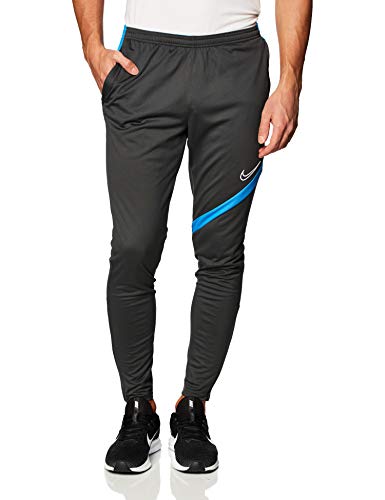 NIKE Dri-Fit Academy Pant, Hombre, Anthracite/Photo Blue/White, L