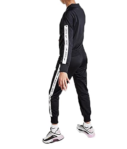 NIKE G NSW TRK Suit Tricot Tracksuit, Niñas, Black/White, XS