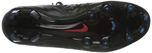 Nike Legend 8 Elite FG, Zapatillas de ftbol Unisex Adulto, Negro Black Black Siren Red Lt Photo Blue Cyber, 39 EU