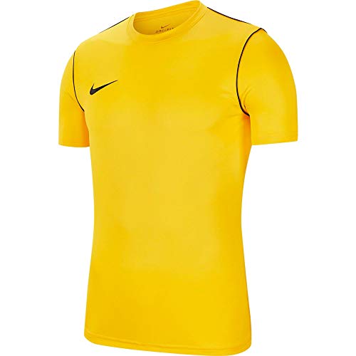 NIKE M Nk Dry Park20 Top SS Short Sleeve, Hombre, Tour Yellow/Black/Black, M