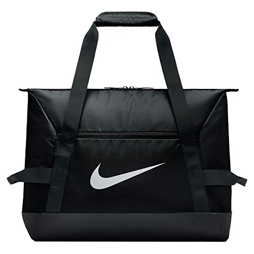 NIKE Nk Acdmy Team S Duff Gym Duffel Bag, Unisex Adulto, Black/Black/White, MISC