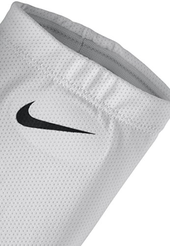 NIKE NK Guard Lock Elite SLV Espinilleras, Unisex Adulto, White/Black/(Black), M