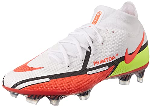 Nike Phantom GT2 Elite DF FG, Zapatillas de ftbol Unisex Adulto, White BRT Crimson Volt Black, 41 EU