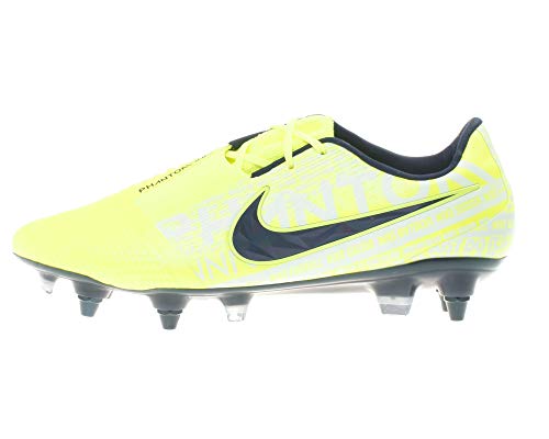 Nike Phantom Venom Elite SG-Pro AC, Botas de fútbol Unisex Adulto, Verde (Volt/Obsidian/Volt 717), 40.5 EU