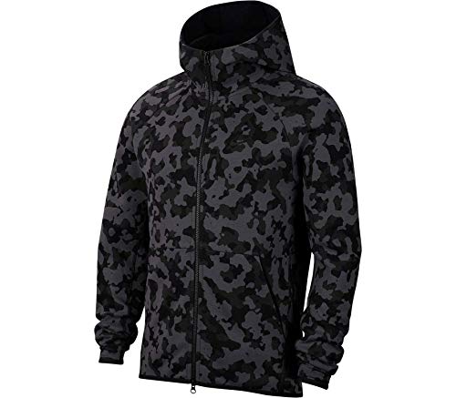 NIKE Sportswear Tech Fleece Sudadera, Hombre, Black/Black, S