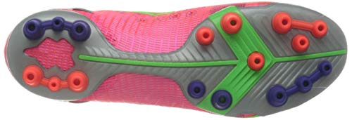 Nike Superfly 8 Elite AG, Zapatillas de fútbol Unisex Adulto, BRT Crimson Mtlc Silver Indigo Burst White Rage Green, 41 EU