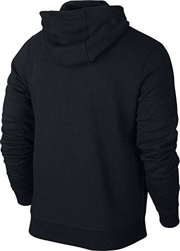 Nike Team Club Fz Hoody - Sudadera con capucha para hombre, color Negro (Black/Football White), talla L