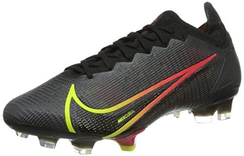 Nike Vapor 14 Elite FG, Zapatillas de ftbol Unisex Adulto, Black Cyber Off Noir Rage Green Siren Red, 45 EU