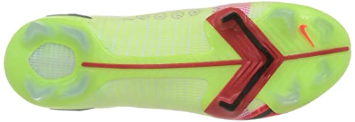 Nike Vapor 14 Elite FG, Zapatillas de fútbol Unisex Adulto, Volt BRT Crimson Black, 40 EU