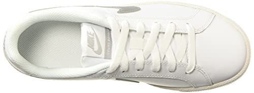 Nike Wmns Court Royale, Zapatillas de Gimnasia Mujer, Blanco (White / Metallic Silver), 36.5 EU