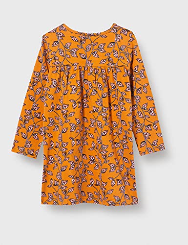 Noa Noa Miniature Baby Spring Leaf Jersey Dress Long Sleeve,Knee Length Vestido, Impresión Multicolor, 9 Meses para Bebés