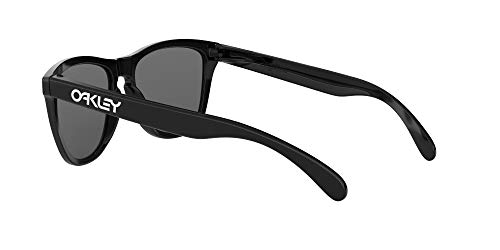 Oakley FROGSKINS (A) 9245 Gafas, Polished Black/Grey, 54 Hombres