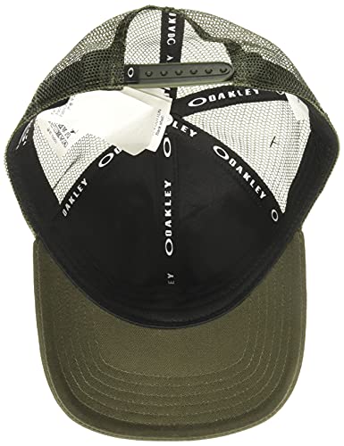 Oakley Men's 6 Panel Ellipse Trucker Hats,One Size,New Dark Brush