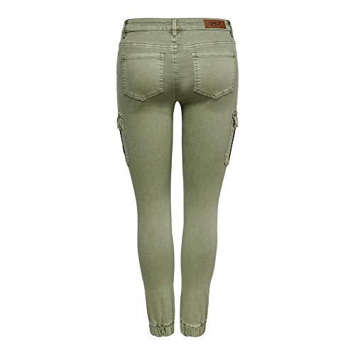 Only 15170889 Pantalones, Verde (Oil Green Oil Green), Talla Única (Talla del Fabricante: 40) para Mujer