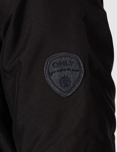 Only Onliris CC Otw-Parca para Invierno Chaqueta, Negro. Detalles: Negro, XS para Mujer