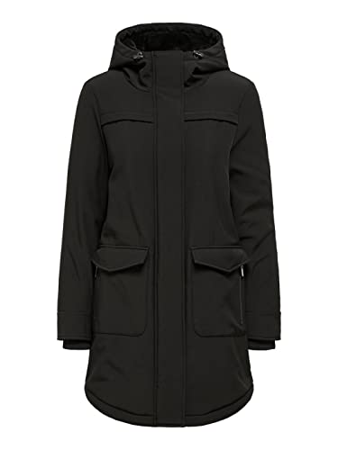 Only Onlmaastricht Otw Noos-Parka Chaquetas, Negro, XS para Mujer