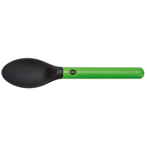 Optimus Sliding Long Spoon - Cubertería, color negro y verde