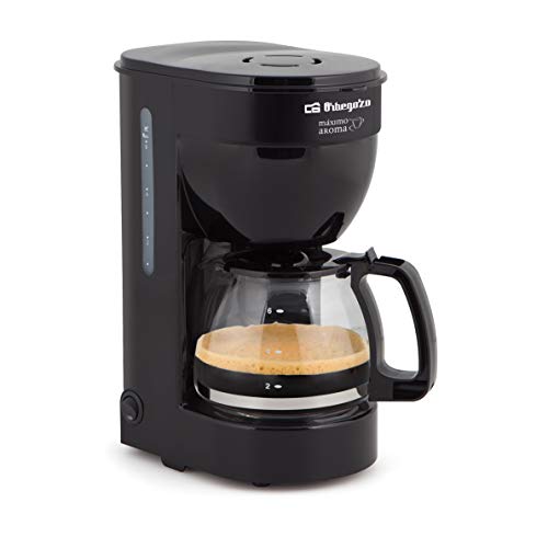 Orbegozo CG 4014 - Cafetera Goteo, 6 Tazas de Capacidad, Jarra de Cristal, Antigoteo, 650 W