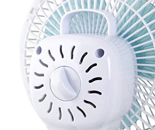 Orbegozo TF 0219 Ventilador sobremesa 2 en 1, 8 W, Verde y Blanco