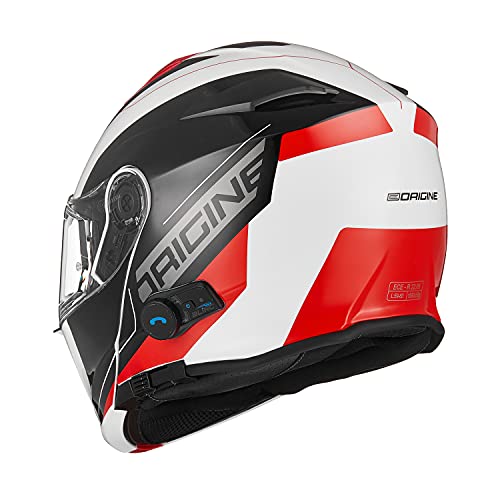 ORIGINE Casco Moto Modular Integral con Bluetooth ECE 22-05 Homologado con Doble Visera