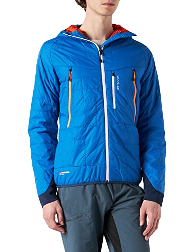 ORTOVOX Swisswool Piz Boè Jacket Chaqueta, Hombre, just blue, L