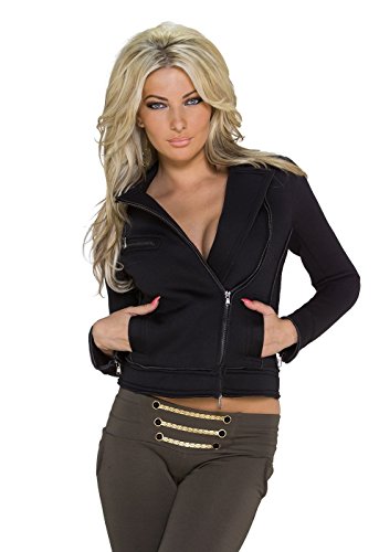 Osley - Chaqueta ajustada para mujer Negro 42