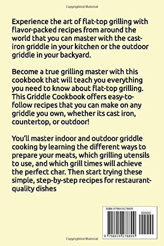 OUTDOOR GRIDDLE COOKBOOK: Delicious And Flavour-Packed Recipes For Flat-Top Grilling Include Everything You Need To Get Started