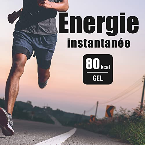 OVERSTIM.s - Cafein'Gel (10 Geles) - Café - Gel Energético Para El Deporte - Energía Instantánea - 75 Mg De Cafeína/Gel 290 g