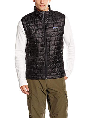 PATAGONIA M's Nano Puff Vest Chaleco, Negro, XS para Hombre