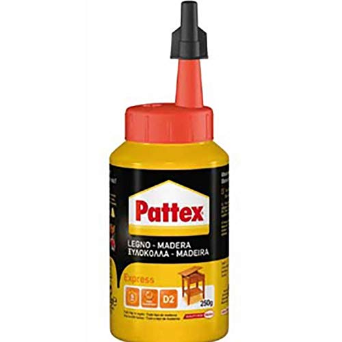 Pattex Pegamento express para madera, resistente al agua y tracción, 750gr