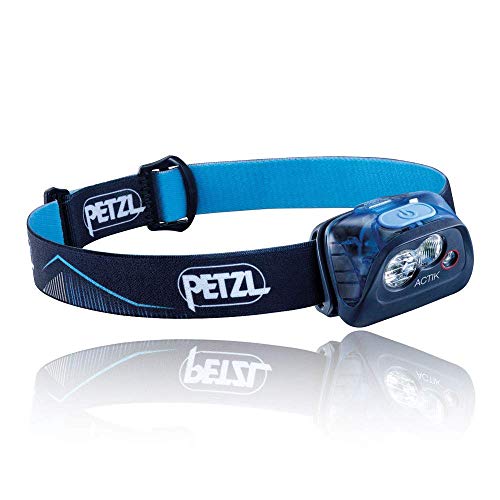 Petzl Actik Linterna Frontal, Unisex Adulto, Azul, Talla Única