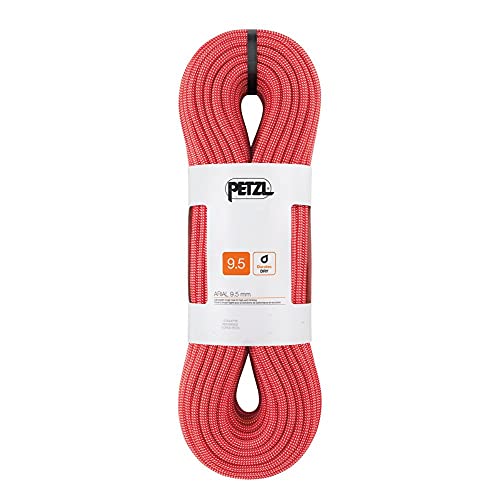 PETZL Arial 9.5mm Cuerda, Unisex, Rojo, 70 m