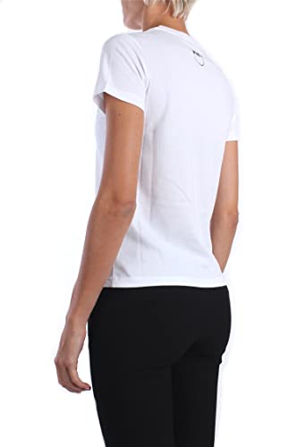 Pinko Tube 1 Camiseta, Z04_Bianco Brill, M para Mujer