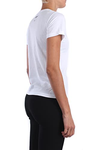 Pinko Tube 1 Camiseta, Z04_Bianco Brill, M para Mujer