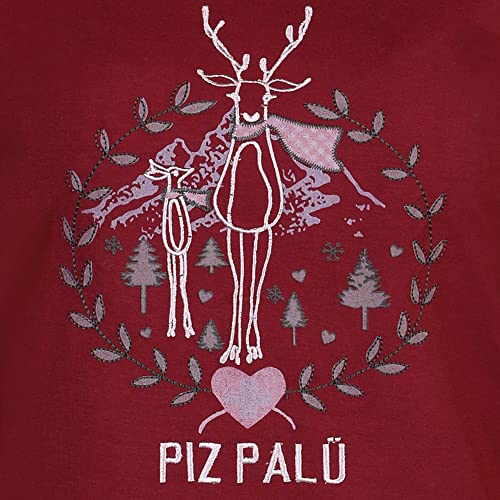 Piz Palü Camiseta para mujer de Gerach, rojo, L