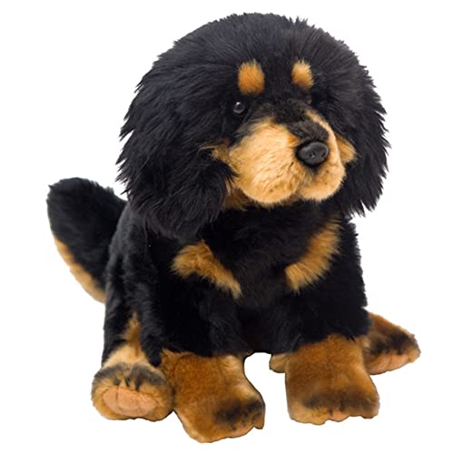 PJKOPK Animal de Peluche, Juguete de Peluche Realista, Perro mastín Tibetano, Juguetes para Cachorros, Bonitos Regalos para niños, Adultos, cumpleaños, Navidad, 15 Pulgadas