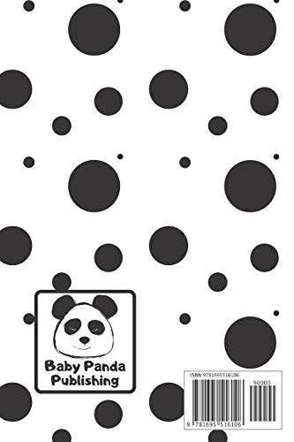 Playful Panda Dot Grid Journal: Bullet Point Planner for Panda Productivity Panda in glasses big dots in background (Productive Panda Planning)