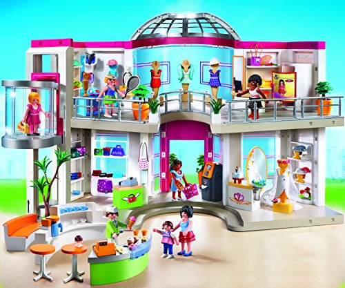 Playmobil Centro Comercial - City Life Centro Comercial, Playsets de Figuras de jugete (Playmobil 5485)