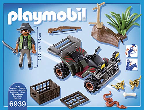 Playmobil Wild Life 6939 Explorador con Quad, A partir de 4 años