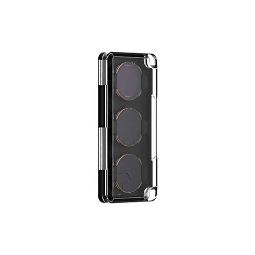 PolarPro Vivid Filter Collection (ND4/PL, ND8/PL, ND16/PL DJI Mavic 2 Filtros) para DJI Mavic 2 Pro, negro/bronce