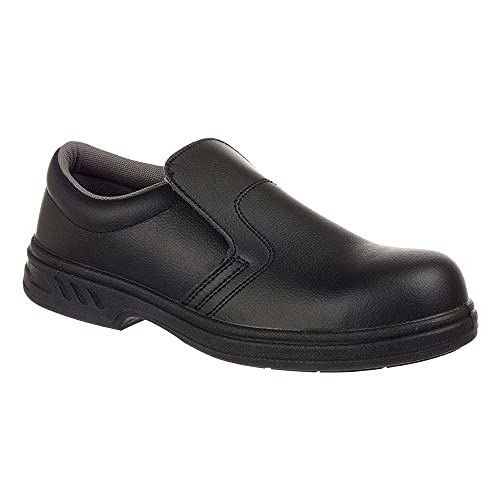 Portwest FW81 - Slip-On de seguridad S2 Zapato, color Negro, talla 45