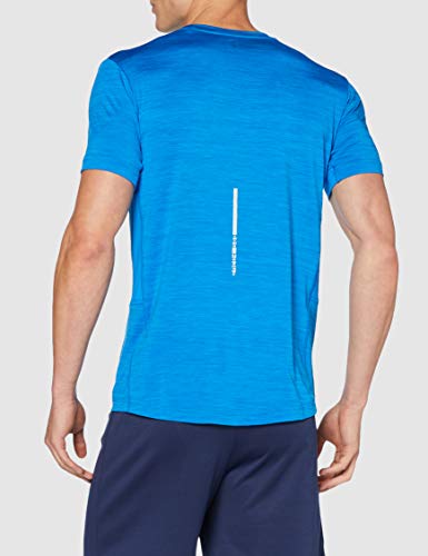 Pro Touch Aino T-Shirt Camiseta para Hombre, Melange/Azul Royal, M