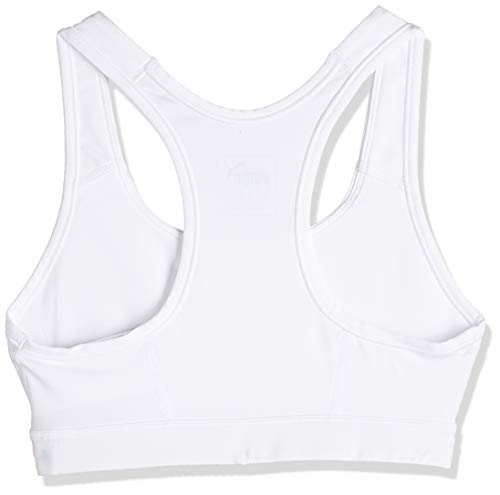 PUMA 4keeps Bra M Sujetador, Mujer, Blanco, 8