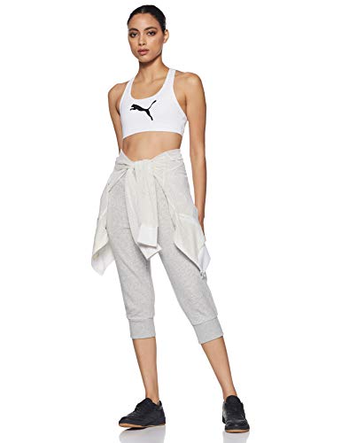 PUMA 4keeps Bra M Sujetador, Mujer, Blanco, 8