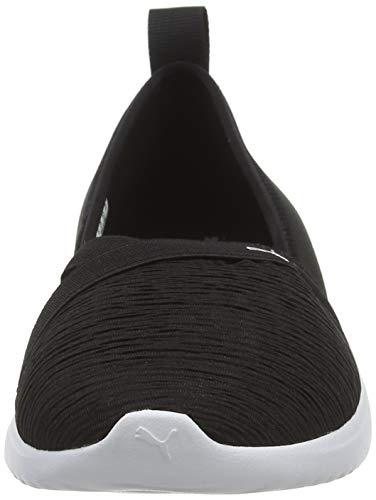 PUMA Adelina, Zapatillas Mujer, Negro Black Silver, 41 EU