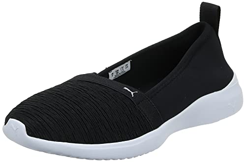 PUMA Adelina, Zapatillas Mujer, Negro Black Silver, 41 EU