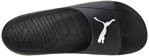 PUMA Divecat, Sandalias Deslizantes Unisex Adulto, Black-White, 42 EU