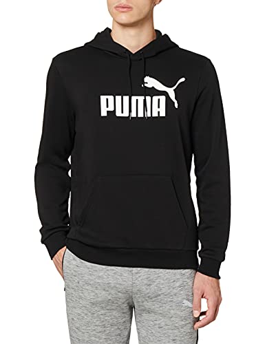 PUMA ESS Big Logo Hoodie TR Sudadera, Hombre, Black, M