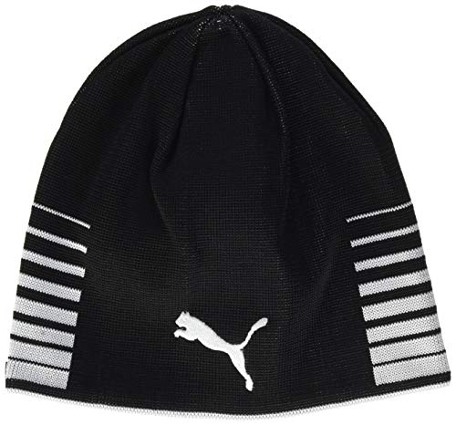 PUMA Liga Reversible Beanie Gorro, Unisex Adulto, Black, OSFA